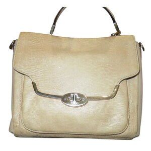 Coach 2013 Madison Glitter Lizard Sadie Flap Leather Crossbody Satchel in Champa